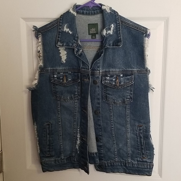 Denim jean Vest - Picture 1 of 2